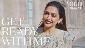 Deepika Padukone se prépare pour le défilé Louis Vuitton