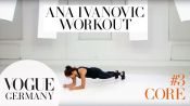 Workout mit Ana Ivanovic #3: Core-Training | how to fitness routine workout core training beauty