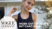 Caro Daur: Workout-Challenge mit VOGUE | work out together