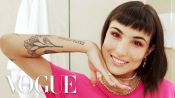 Giorgia Soleri: come ricreare il suo make-up occhi fucsia