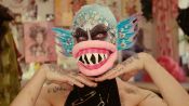 Дрэг-квин Чарити Кейс создает образ мифической диско-рыбы | Vogue Россия 