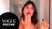 Жанна Дамас показывает, как сделать французский макияж