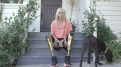 Лорен Вассер — история модели с золотыми ногами | Vogue Россия 