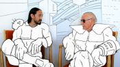 Stan Lee Thinks the World Is Going to Blow Itself Up, Steve Aoki Finds Out Why