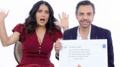 Salma Hayek & Eugenio Derbez Answer the Web's Most Searched Questions 