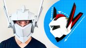 How to Build a Cardboard Robot Helmet