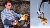 Scientific Glass Blower Makes Beer Glasses 