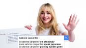 Sabrina Carpenter Answers the Web's Most Searched Questions 
