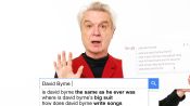 David Byrne Answers the Web's Most Searched Questions