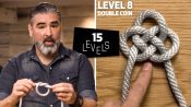 Levels of Knot Tying: Easy to Complex