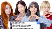LE SSERAFIM Answer the Web's Most Searched Questions