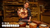 This Craftsman Designs & Builds 100% Wooden Puzzle Boxes