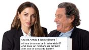 Ana de Armas & Ian McShane Answer The Web's Most Searched Questions