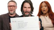 Keanu Reeves, Keke Palmer, and Seth Rogen Answer Their Most Searched Questions