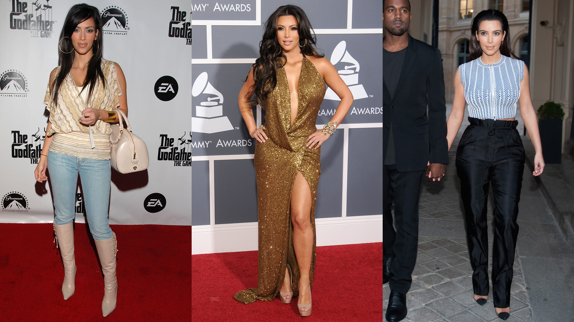 Watch Kardashian Used to Wear Denim on the Red Carpet? Beauty |