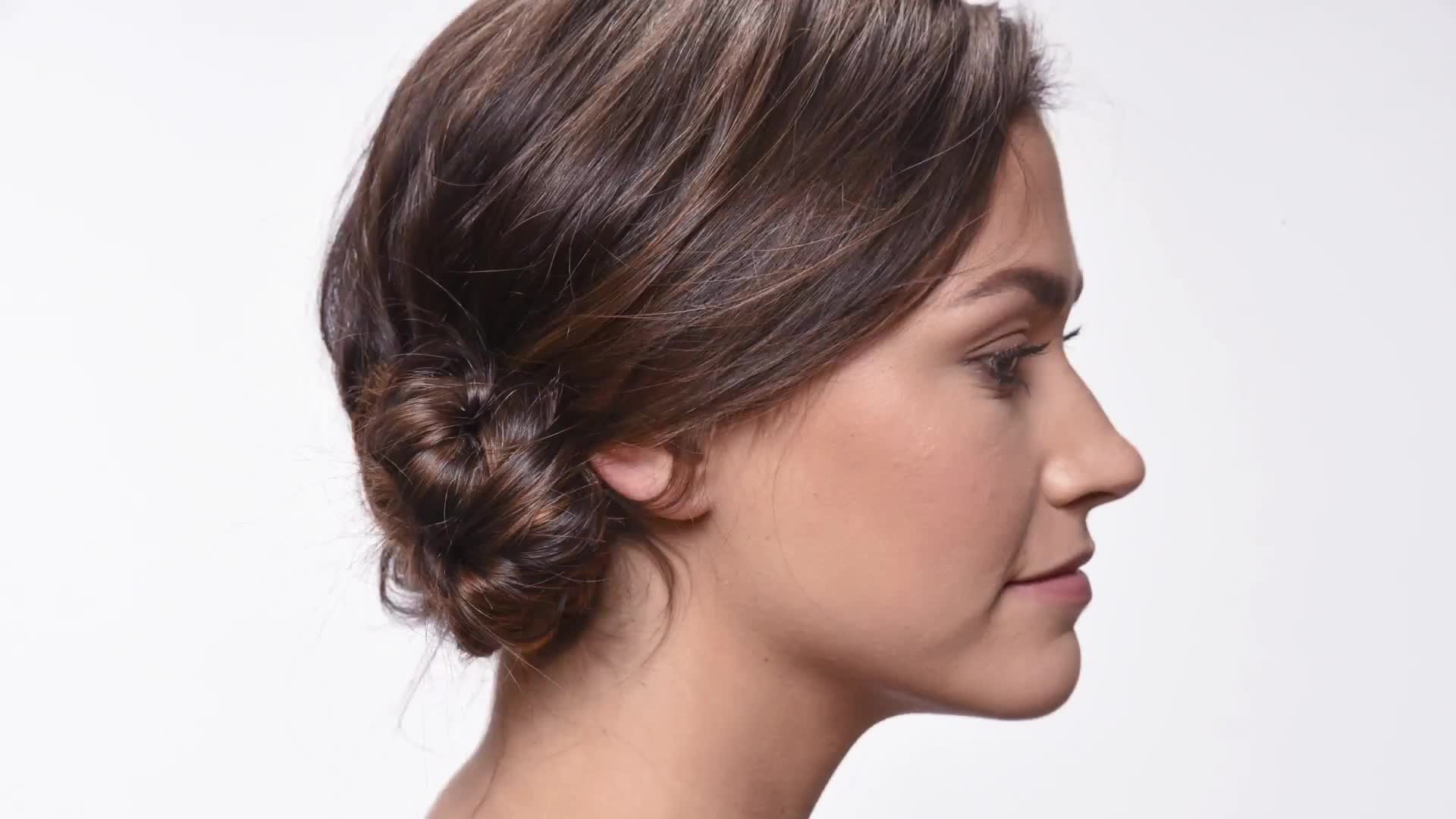 Image of Chignon hairstyle video