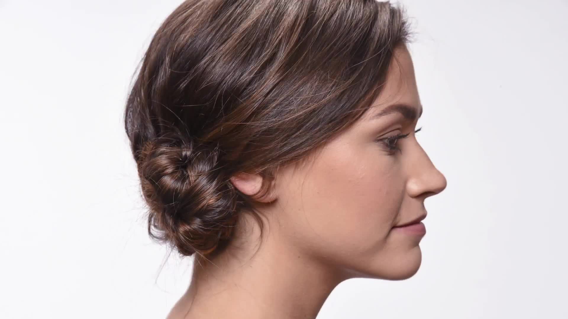 Watch Braided Chignon Hairstyle Tutorial Beauty 101 Allure