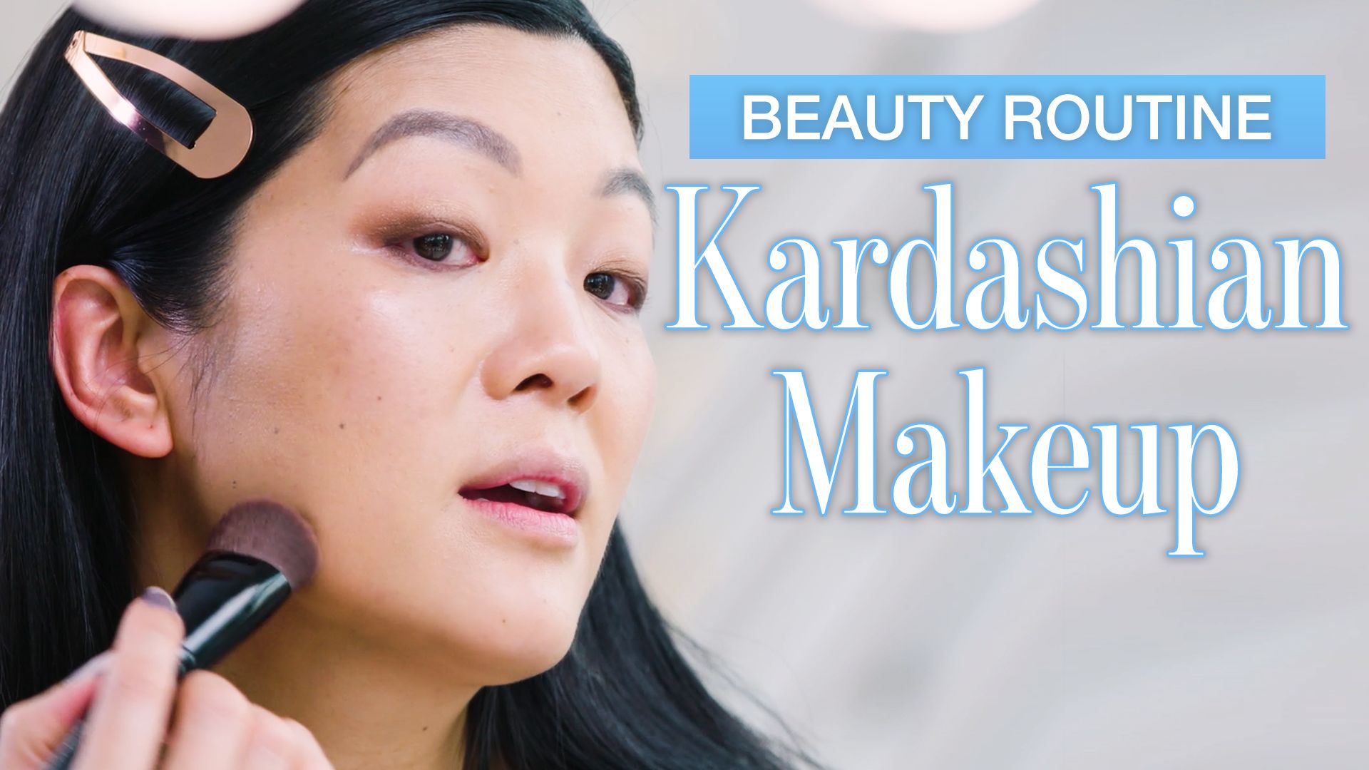 stor kasket Besiddelse Watch Beauty Expert Tries Kim Kardashian's $357 Everyday Makeup Tutorial |  In Real Time with Michelle Lee | Allure