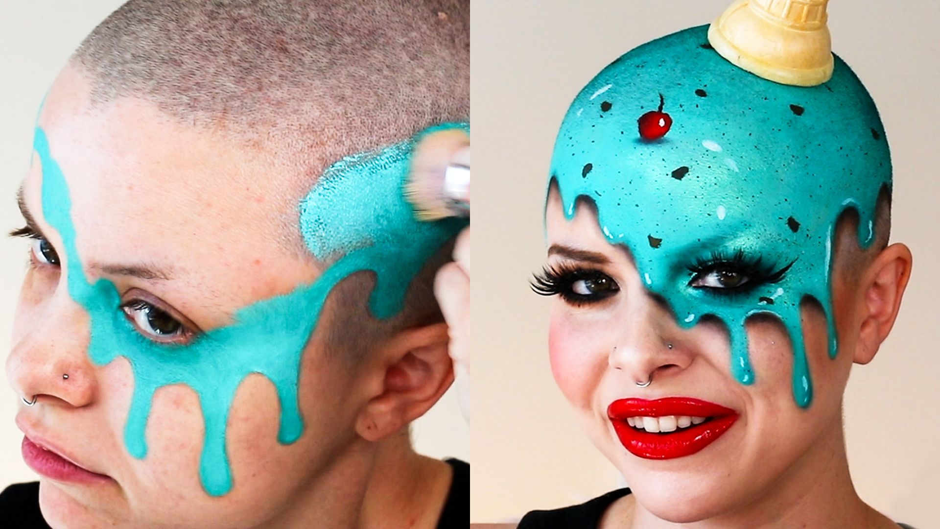 Watch How This Makeup Artist Transforms Into Melting Ice Cream Re