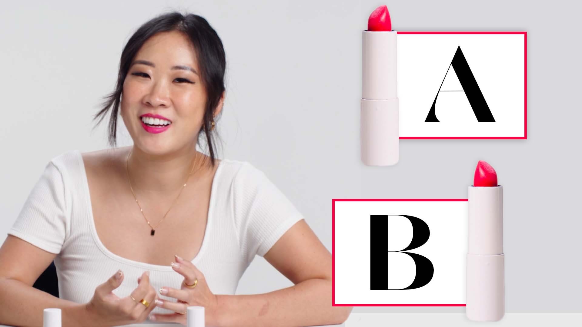 Watch Lipstick Expert Guesses Cheap vs Expensive Lipstick Price