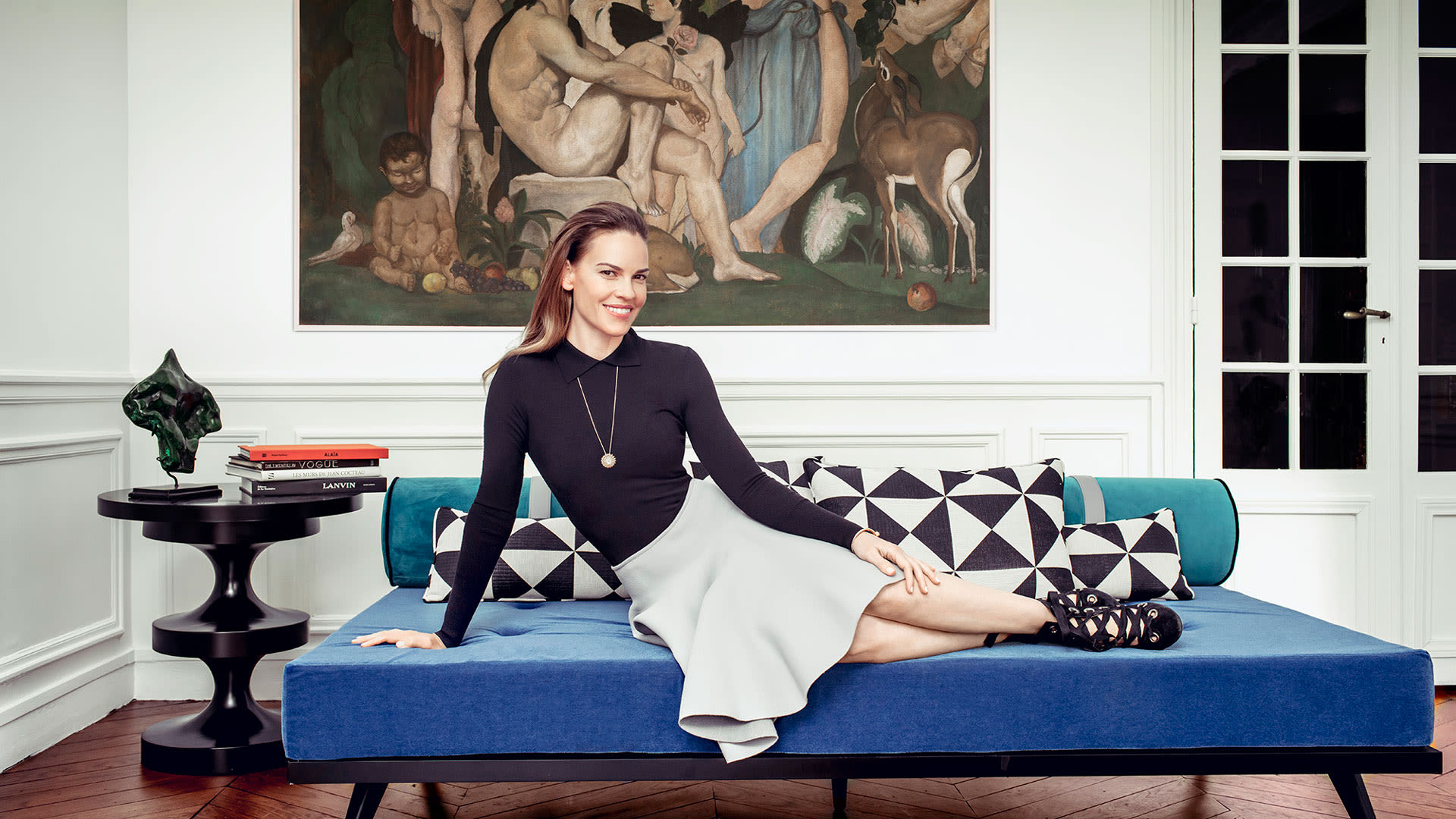 Watch Inside Hilary Swank’s Elegant Parisian Loft | Celebrity Living