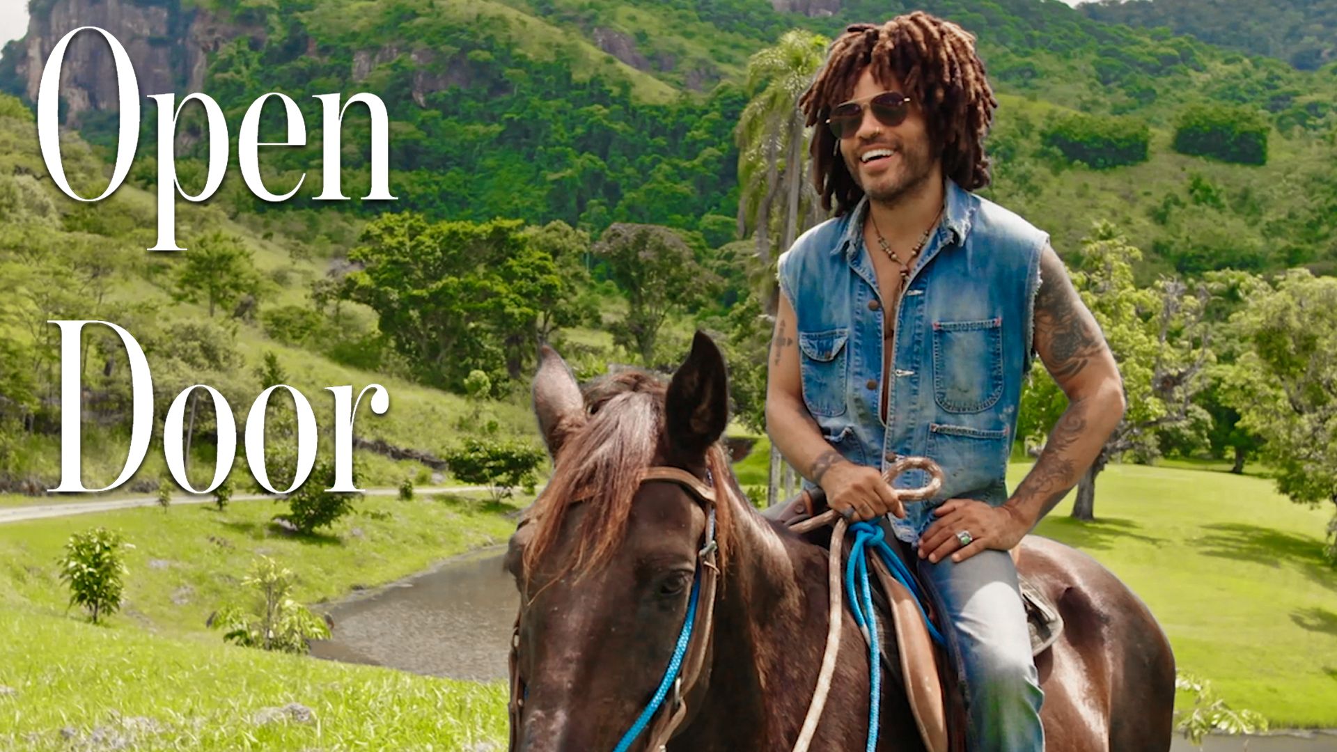 Watch Inside Lenny Kravitz's Brazilian Farm Compound Open Door