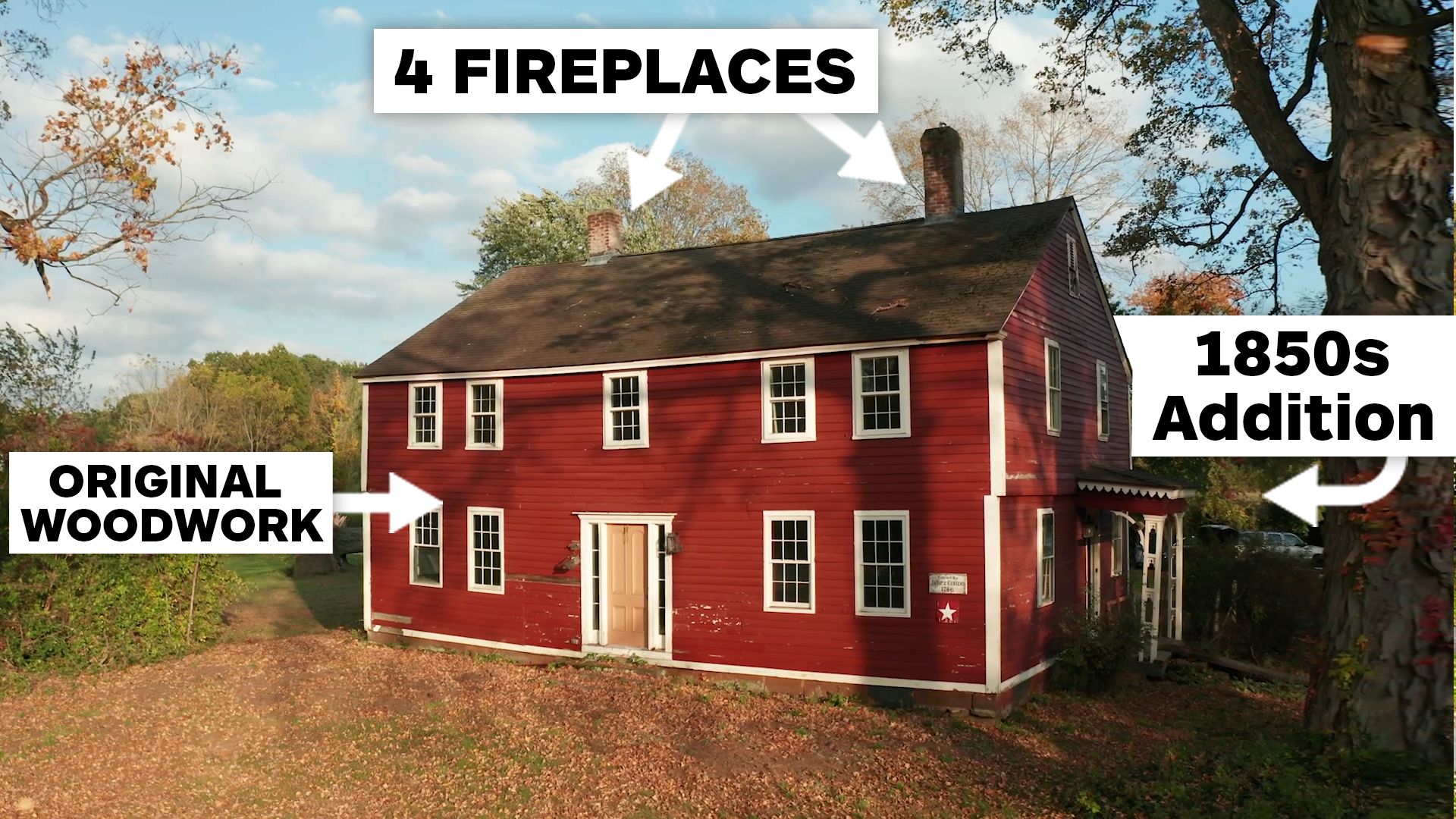 Watch Touring An Abandoned Colonial Home From The 1700's Ready For