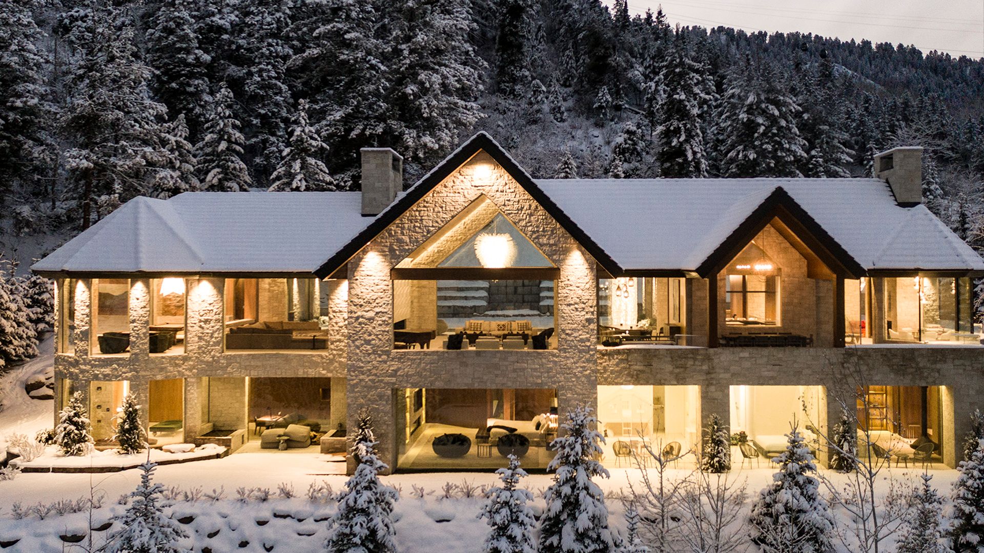 Watch Inside A $75 000 000 Aspen Ski Mansion On the Market