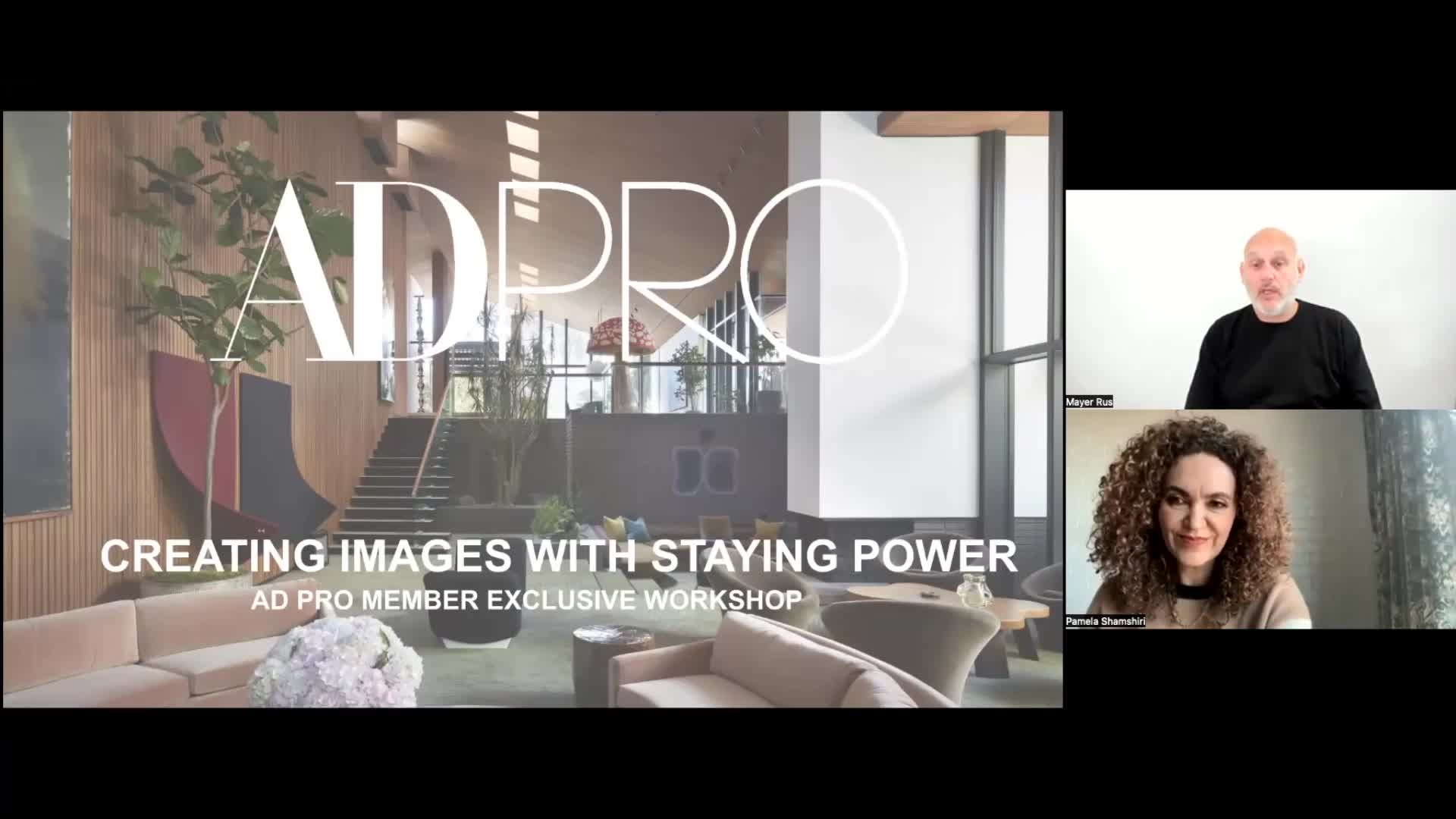 Watch Member Exclusive Workshop: Creating Images With Staying