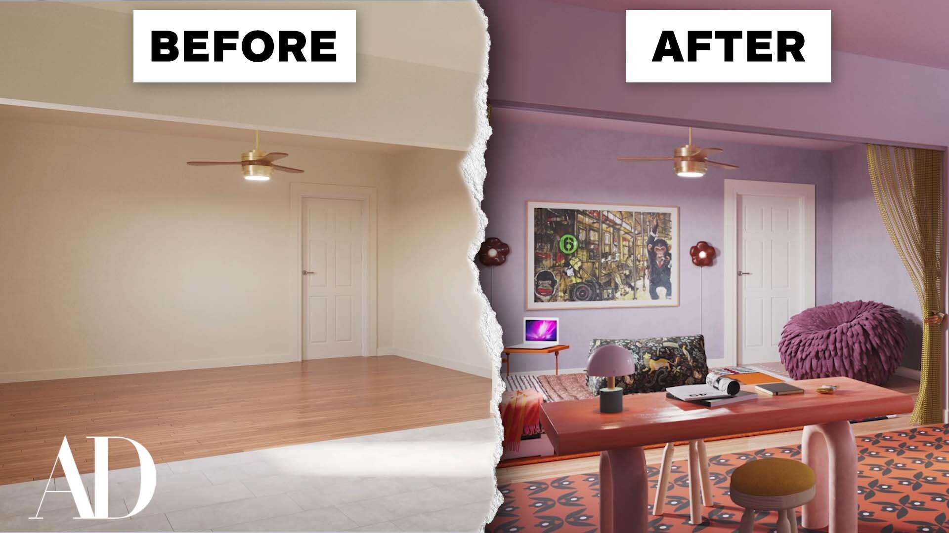 Watch 3 Interior Designers Transform The Same College Apartment | Space Savers