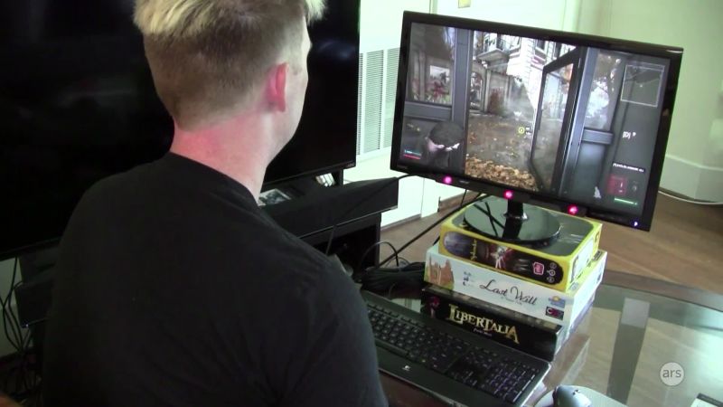 Augmenting the FPS: How well does Tobii track your gaze in a video
