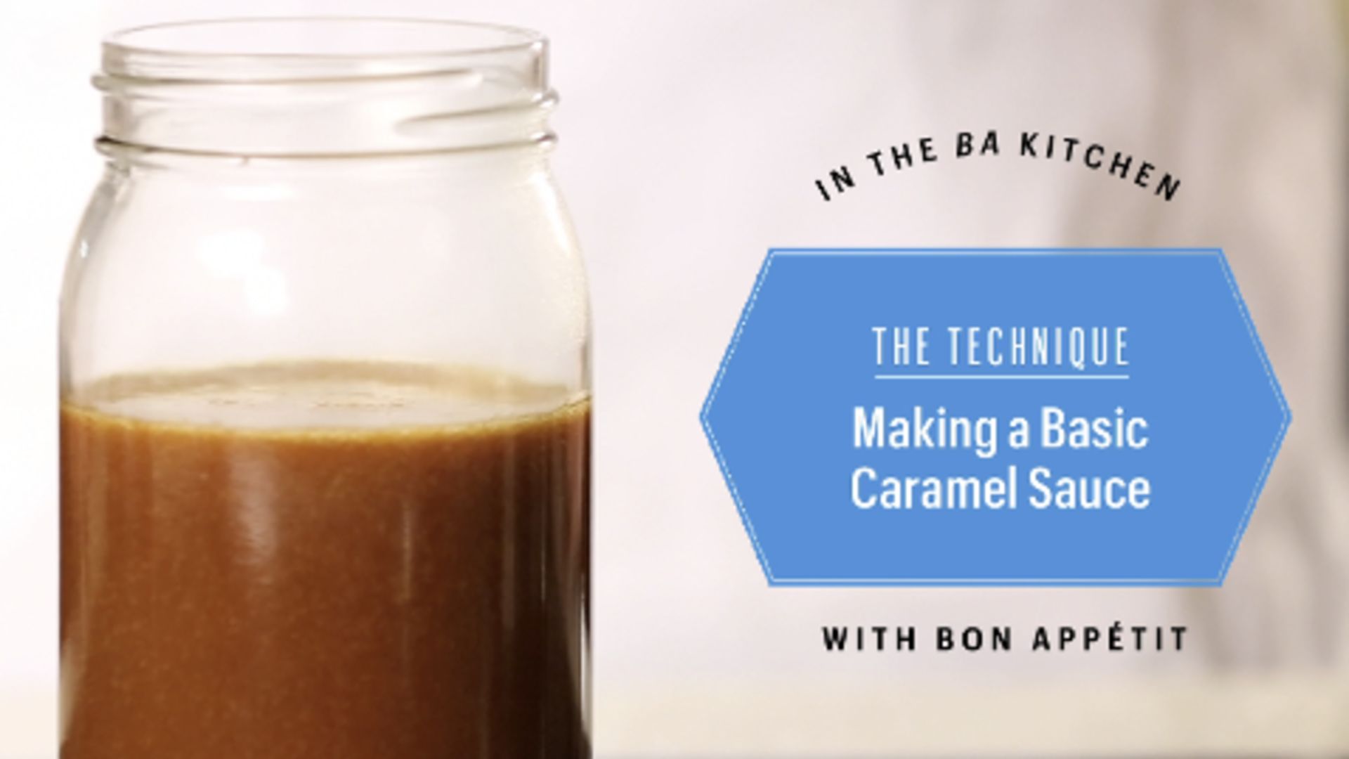 Watch How to Make a Basic Caramel Kitchen Techniques Bon Appétit