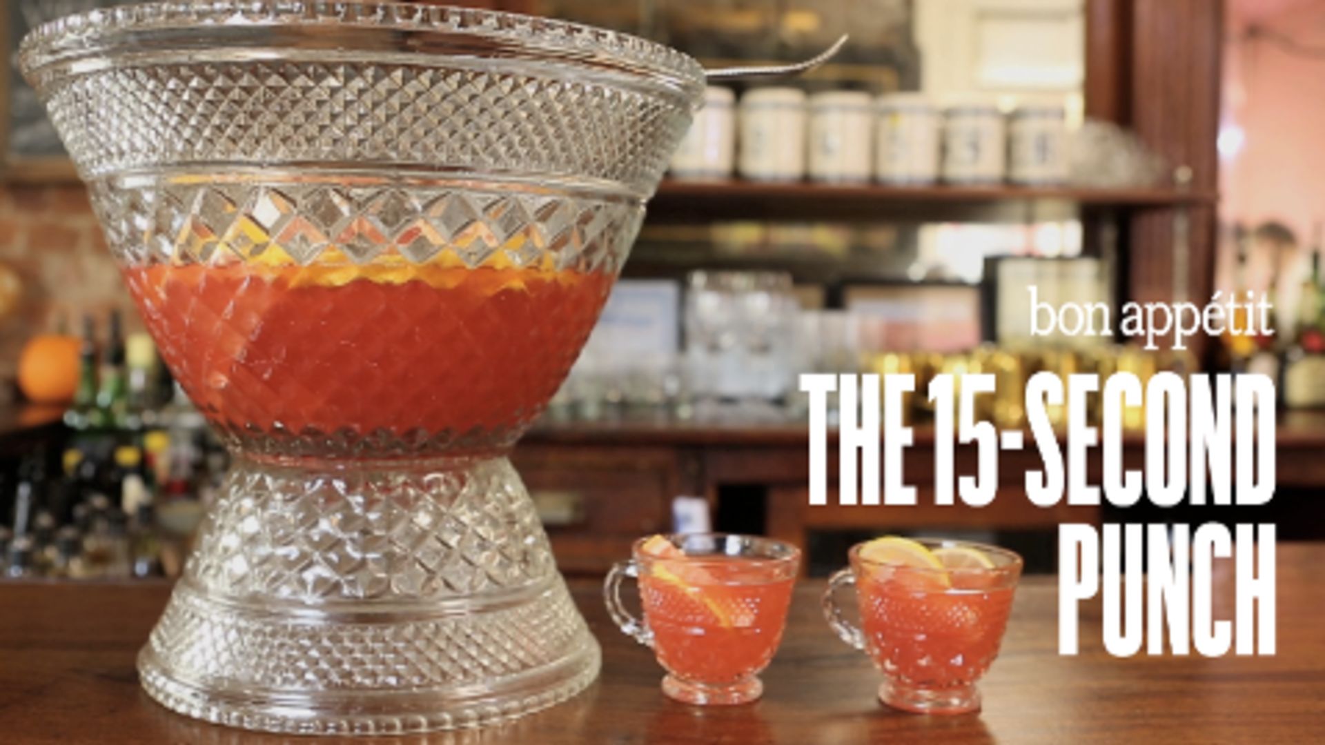 Watch How to Make The 15 Second Punch Bon Appétit Cocktails Bon Appétit