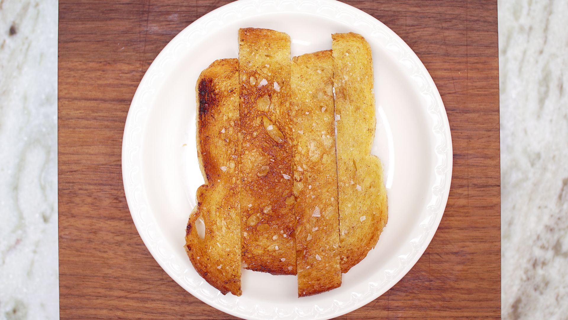 Watch How to Make Griddled Cinnamon Toast Bon Appétit