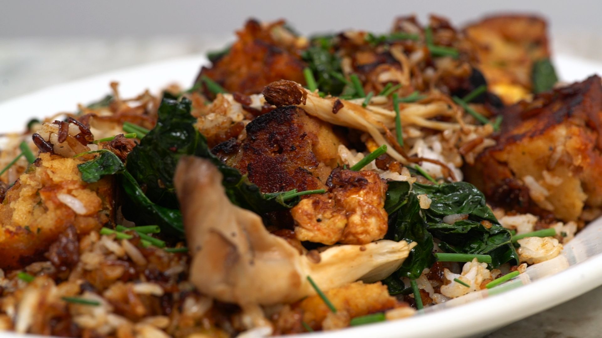 Watch The Best Way to Use Thanksgiving Leftovers Stuffing Fried Rice