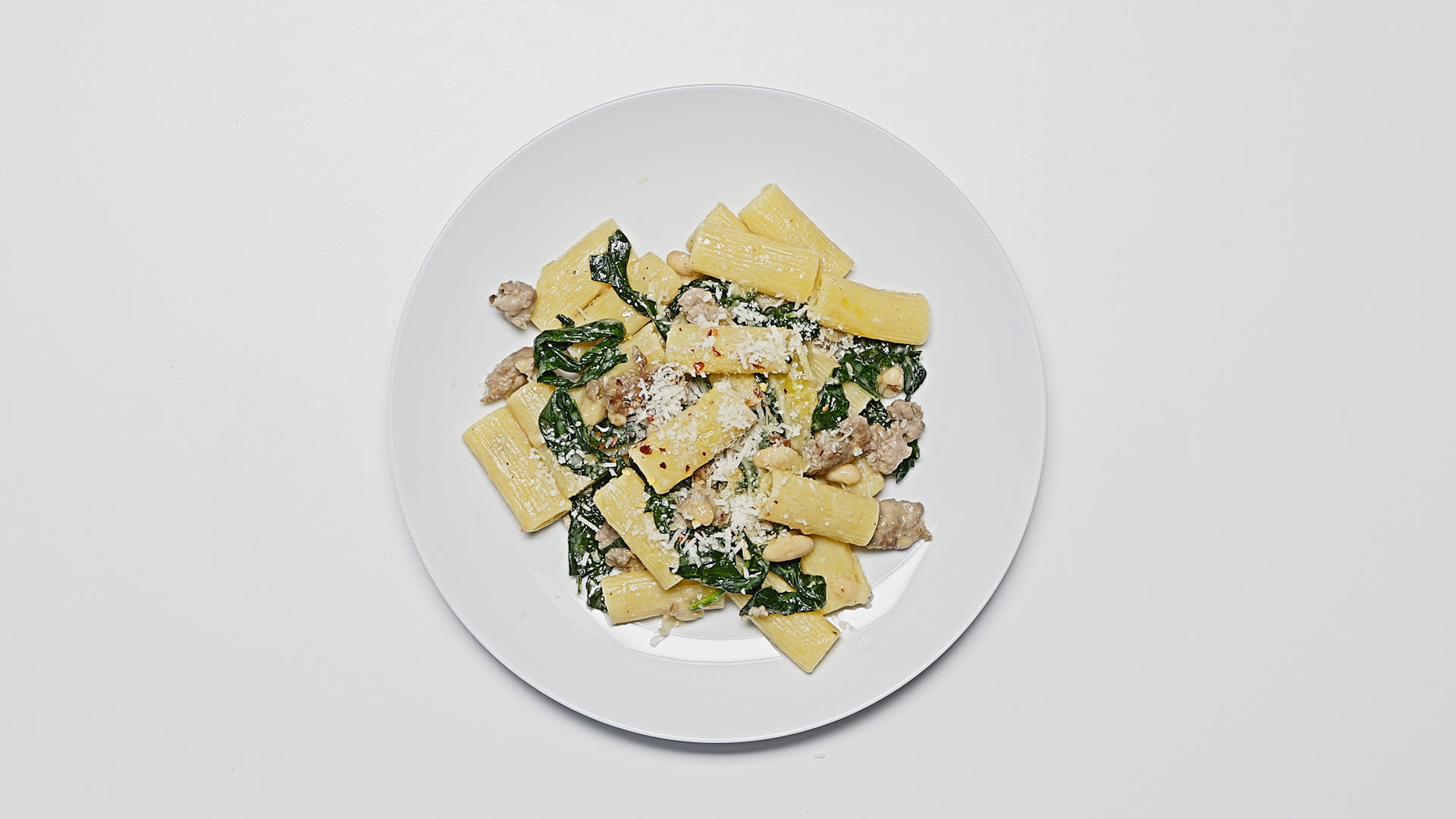 Watch Beans and Greens Rigatoni Bon Appétit