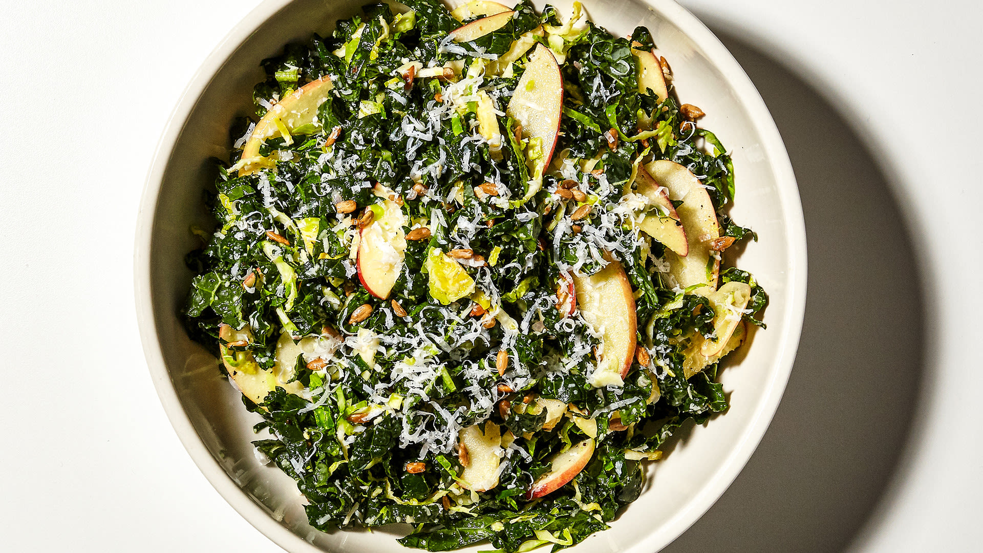 Watch Kale and Brussels Sprouts Salad Bon Appétit