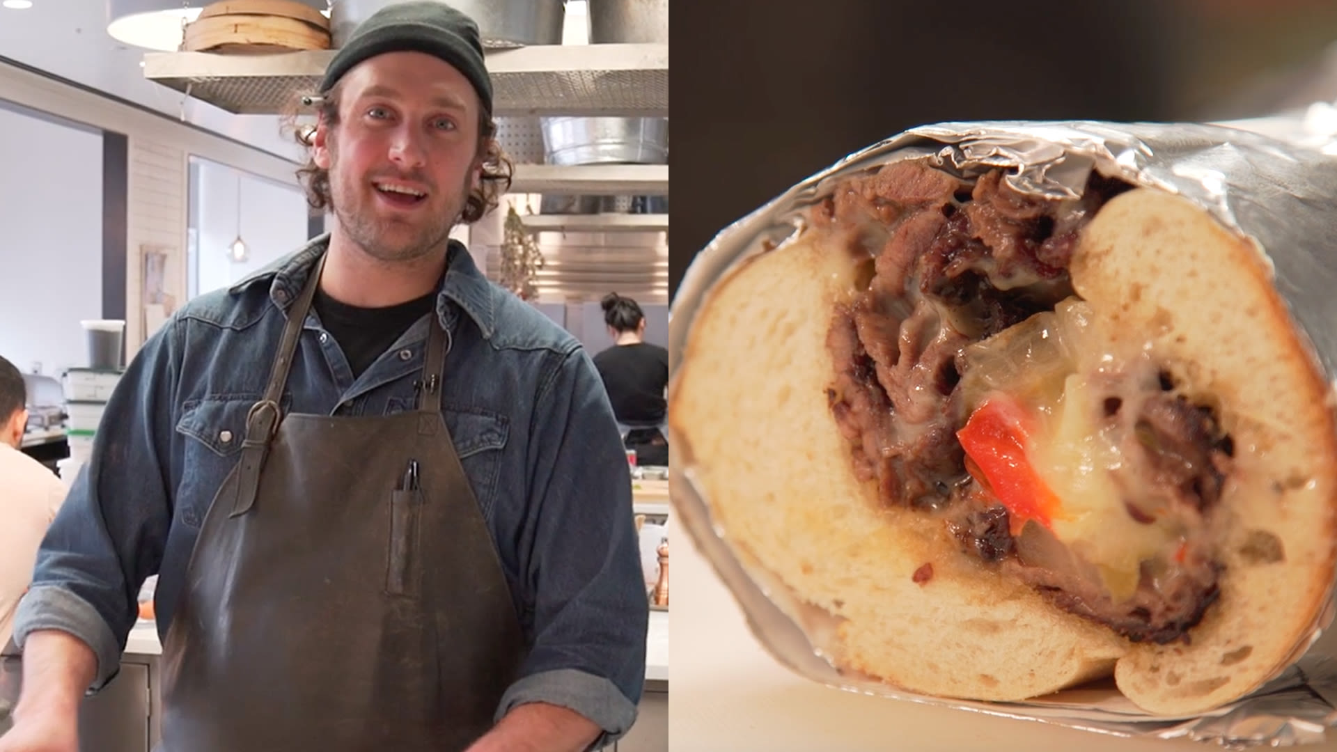 Brad leone philly cheesesteak