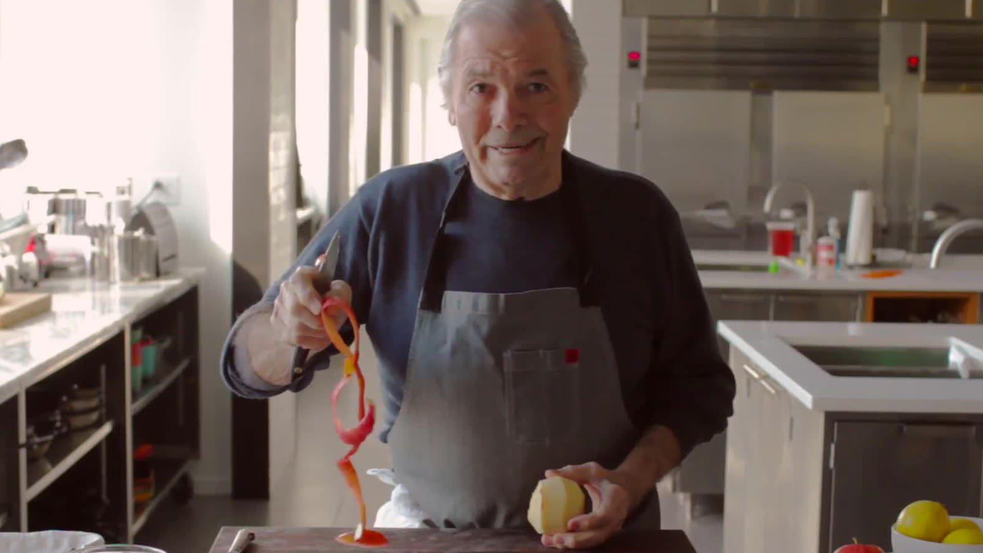 Watch Jacques Pépin Peels an Apple Bon Appétit