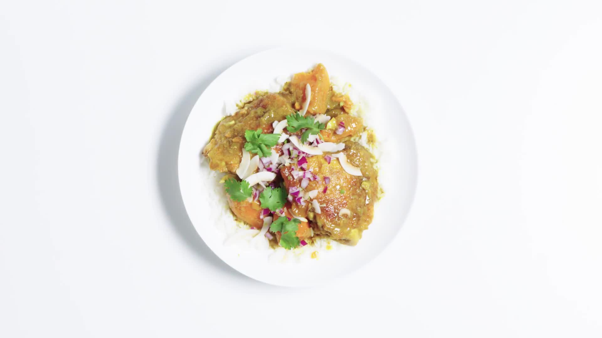 Watch CoconutCurry Braised Chicken Thighs Bon Appétit