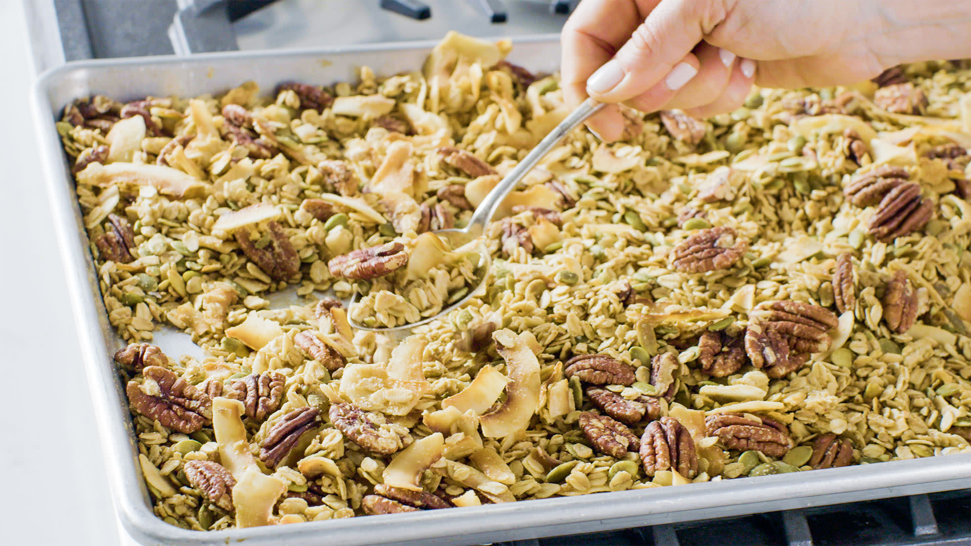 Watch Oat + Buckwheat Granola Bon Appétit