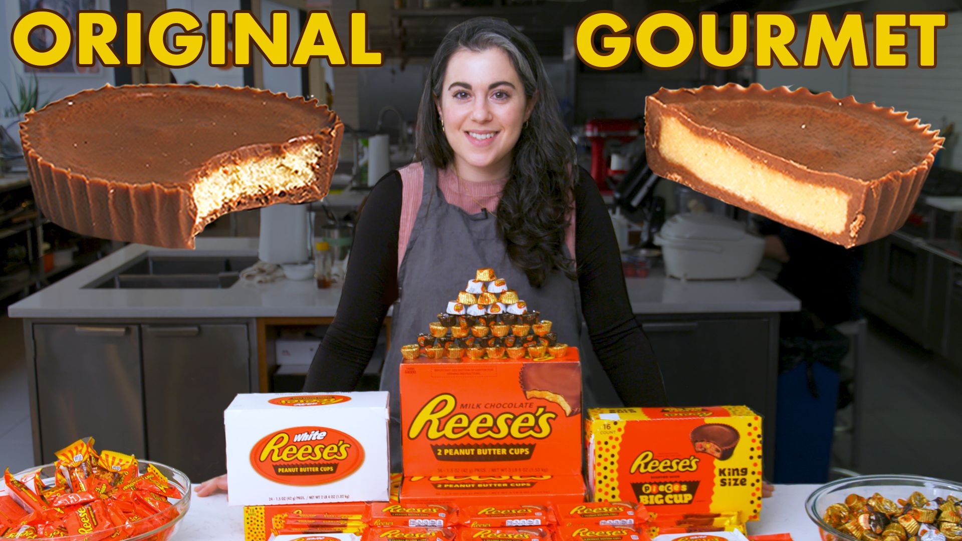 Watch Pastry Chef Attempts to Make Gourmet Reese's Peanut Butter