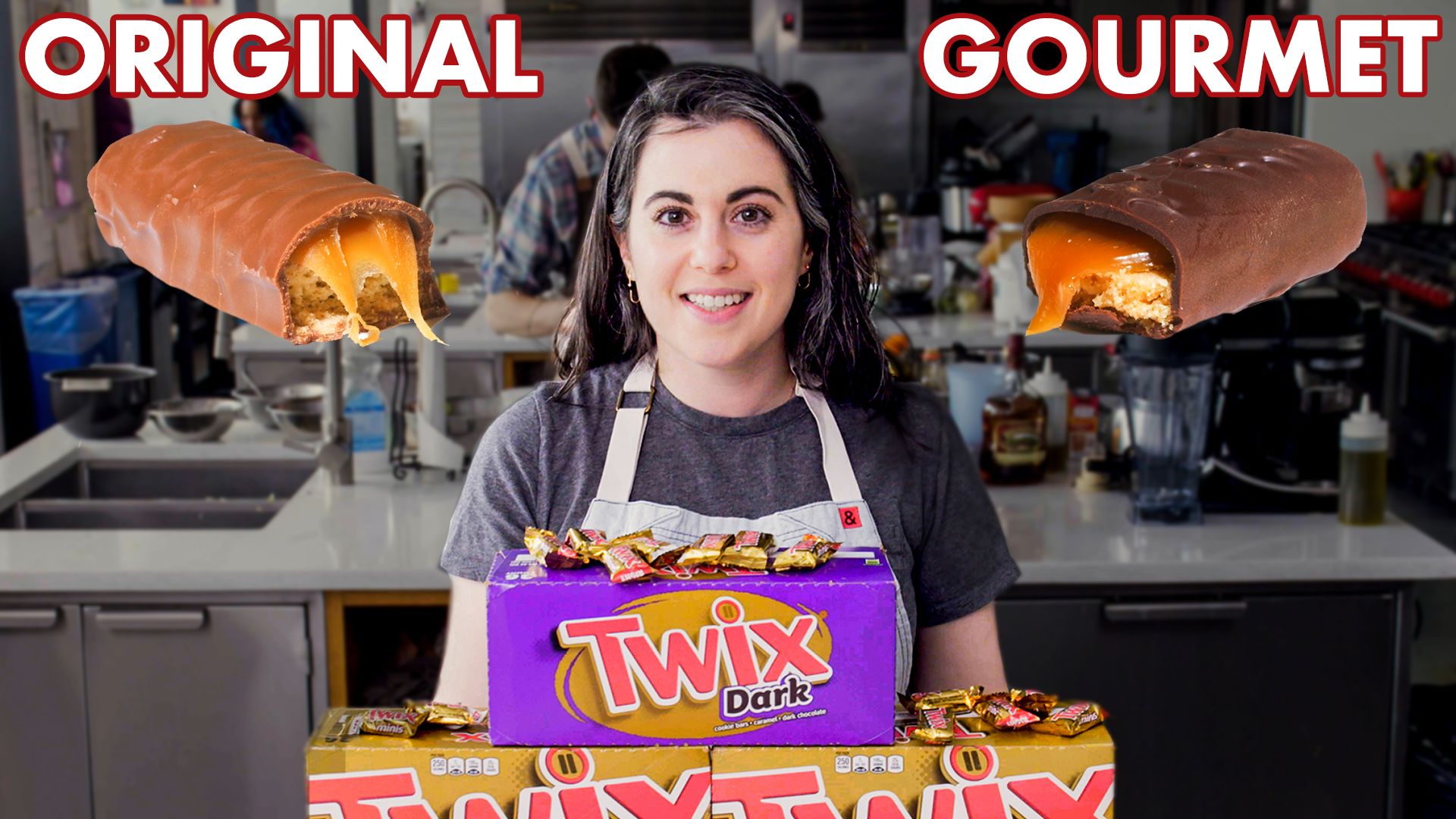 Watch Pastry Chef Attempts To Make Gourmet Twix Gourmet Makes Bon