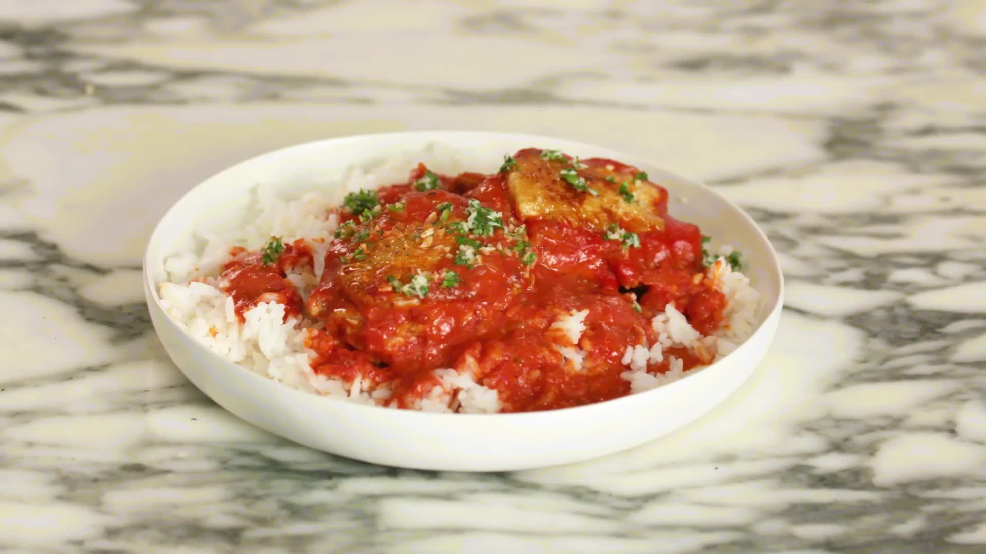 Watch Tomato Curry Braised Chicken Thighs Bon Appétit
