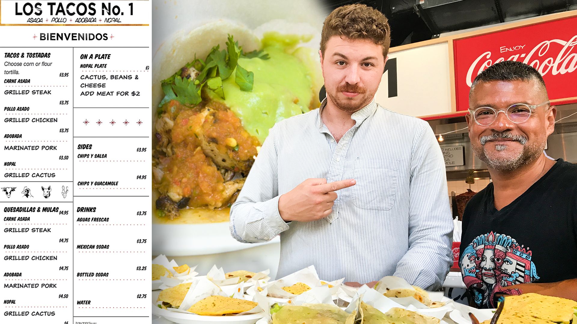 Watch Trying Everything on the Menu at a Famous NYC Taco Shop (Ft Rick