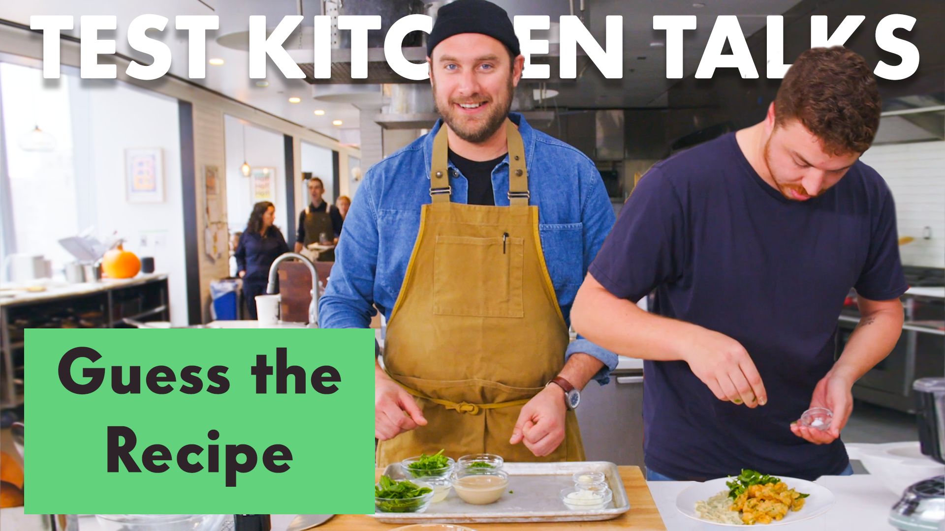 Watch Pro Chefs a Recipe Based on Ingredients Alone | Test Kitchen Talks | Bon Appétit