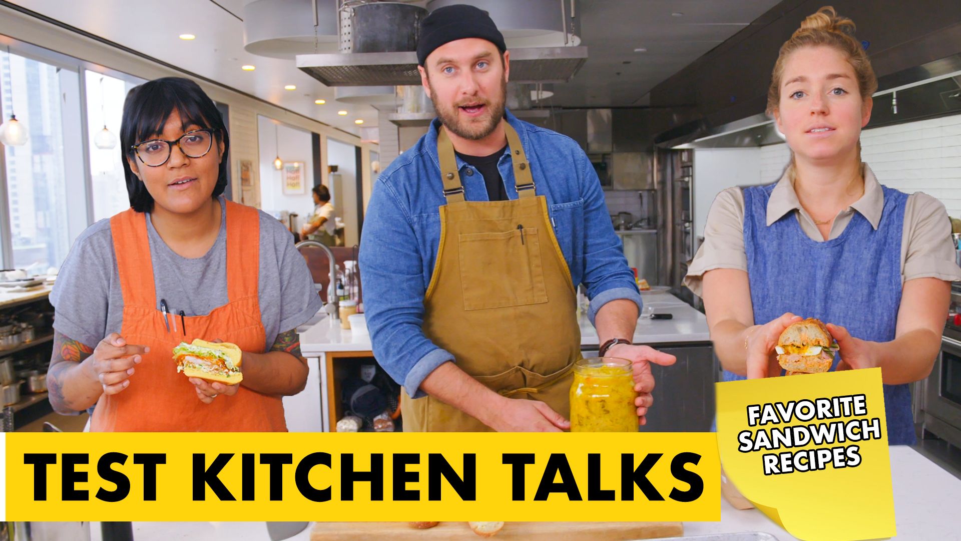 Watch Pro Chefs Bon Their Favorite Test Kitchen Sandwiches | Appétit | Make Talks