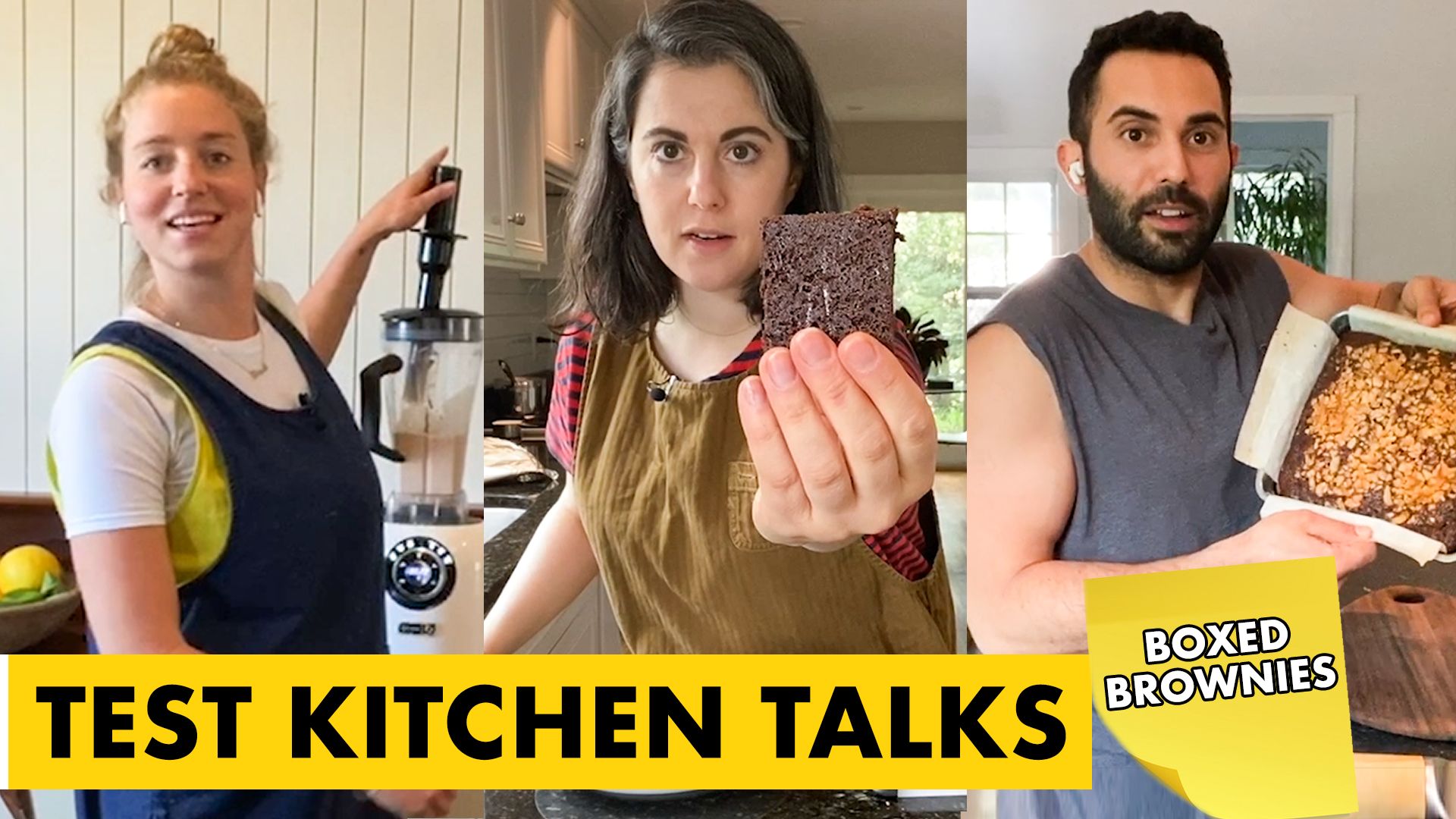 Watch Pro Chefs Improve Boxed Brownies 8 Methods At Home Test Kitchen Talks Bon Appetit