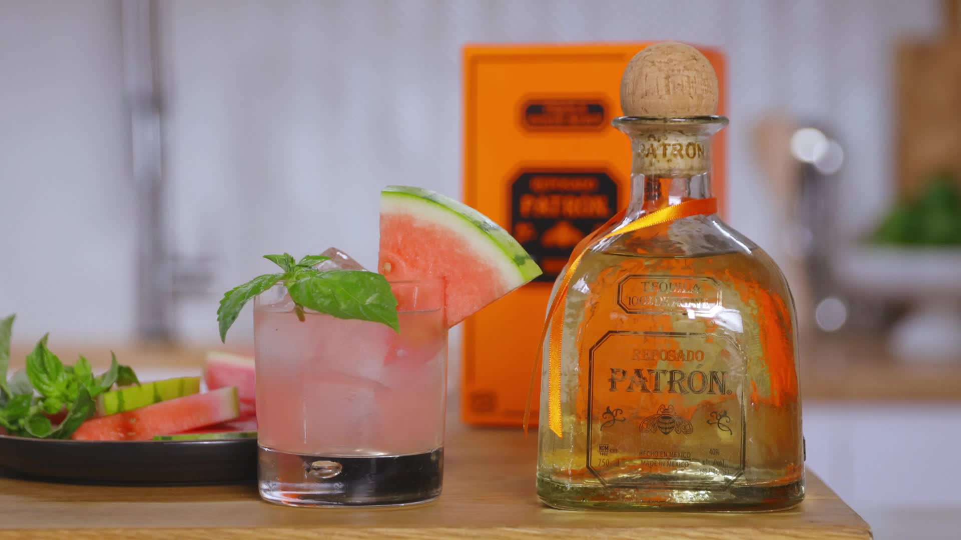 Watch Watermelon Basil Margarita Bon Appétit