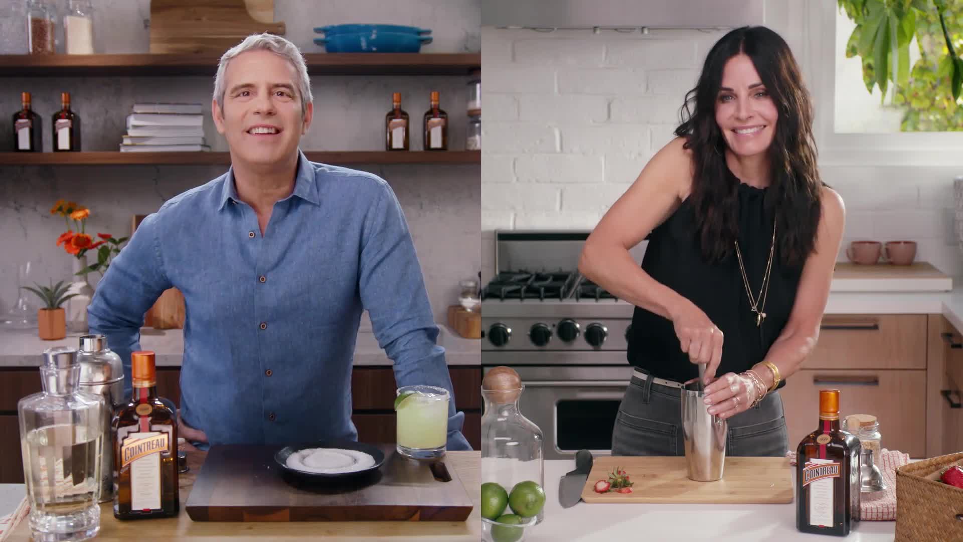 Watch The Ulimate Margarita Showdown Andy Cohen vs Courteney Cox Bon
